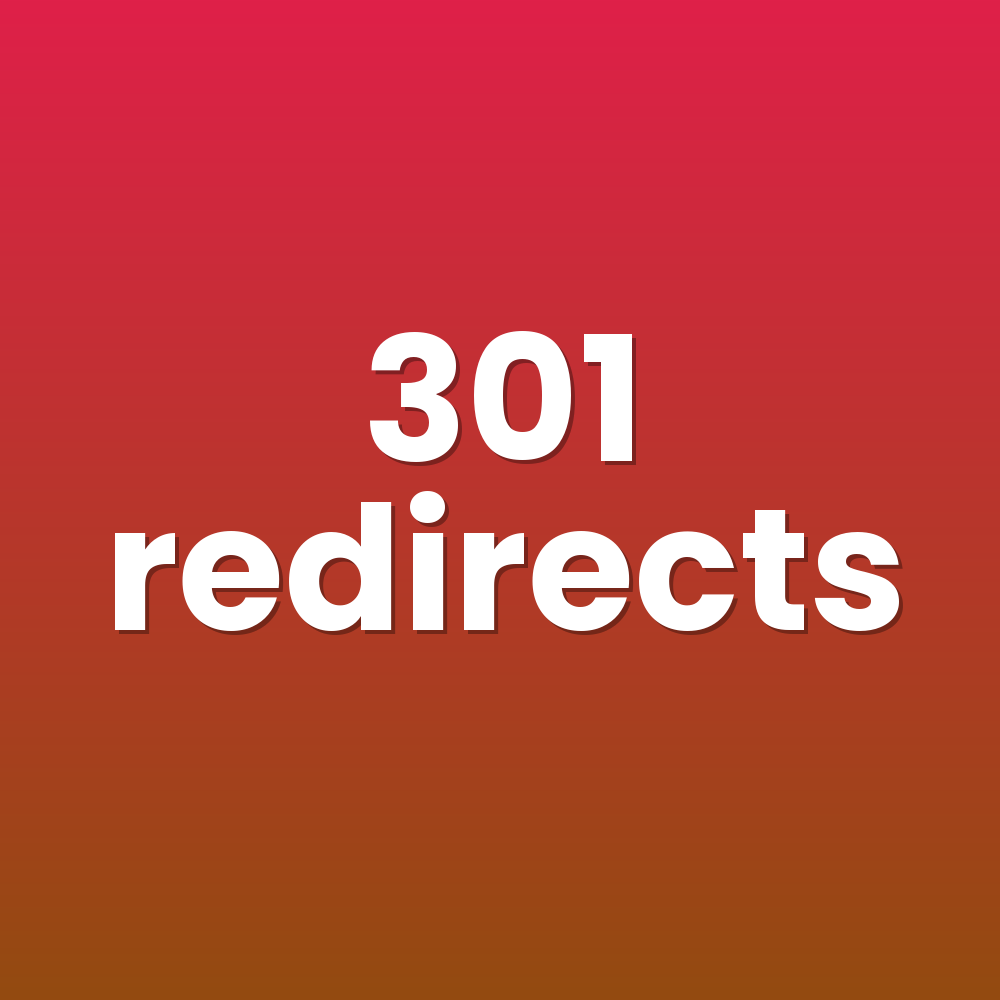 301 redirects
