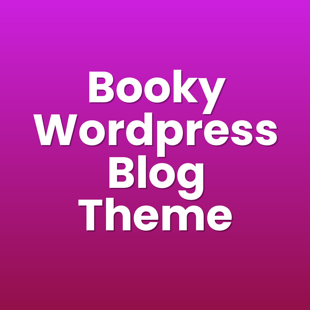 Booky Wordpress Blog Theme
