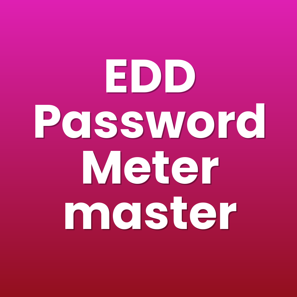 EDD Password Meter master