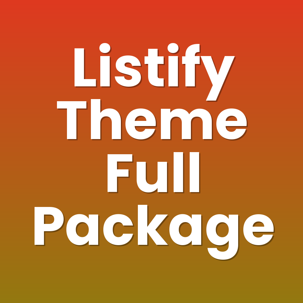 Listify Theme Full Package