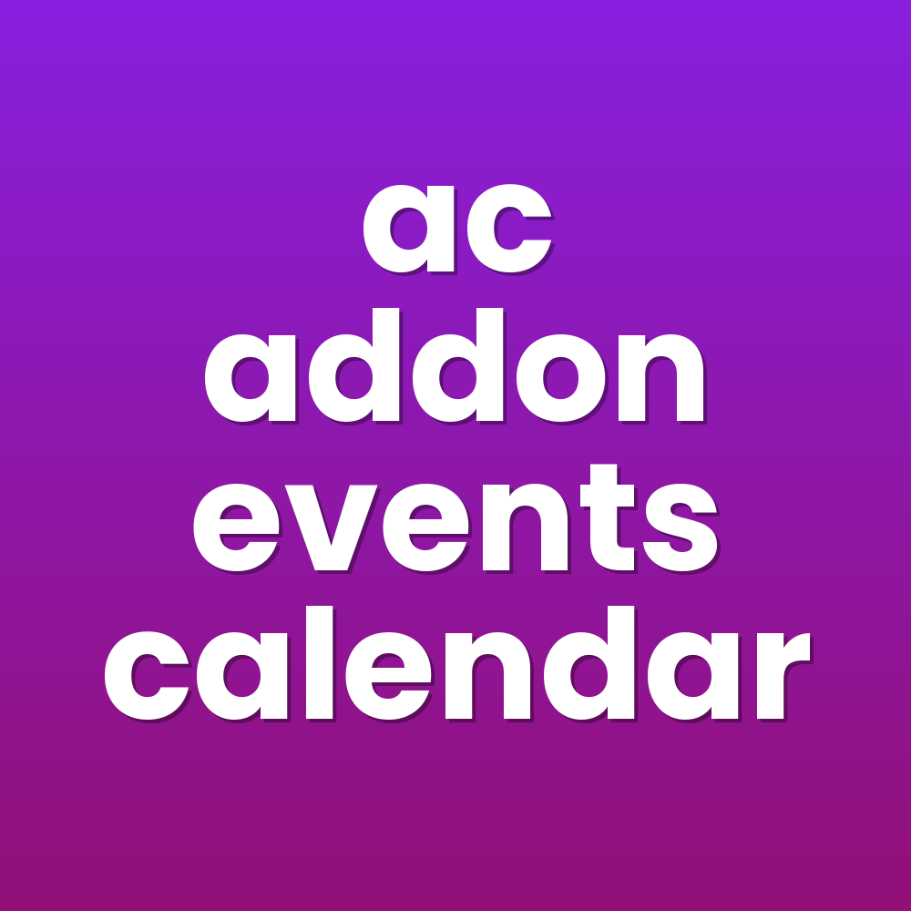 ac addon events calendar