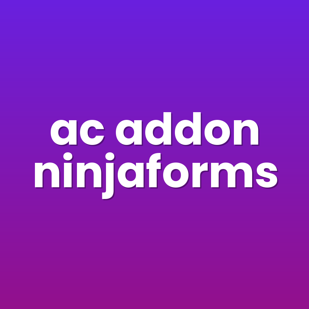ac addon ninjaforms