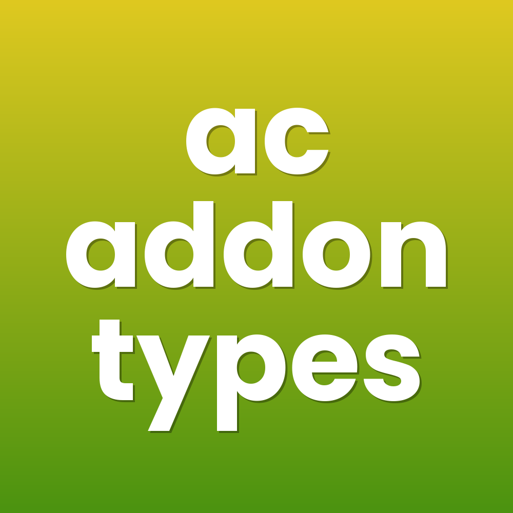 ac addon types