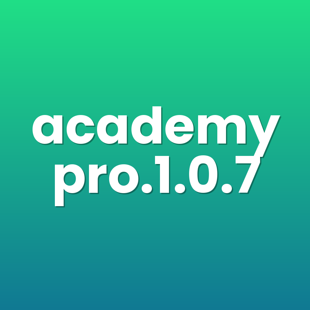 academy pro.1.0.7