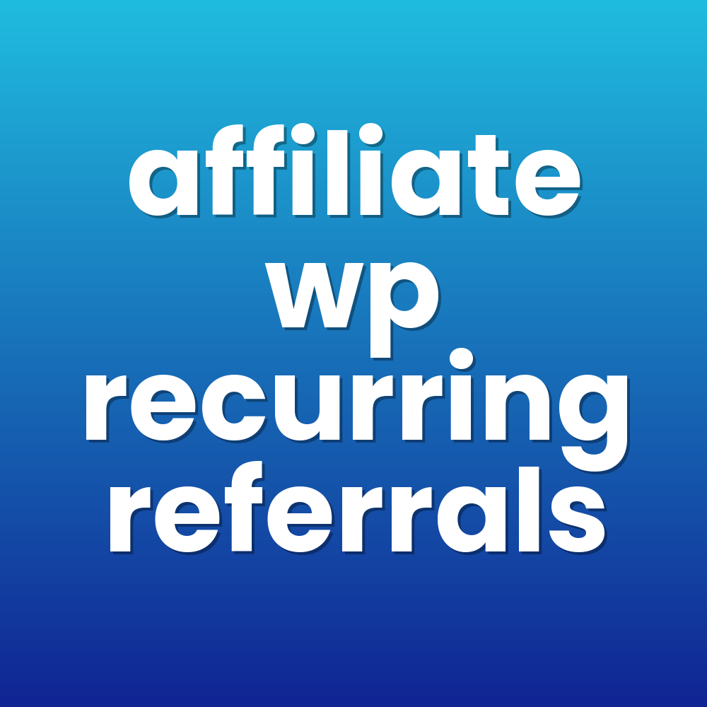 affiliate wp recurring referrals