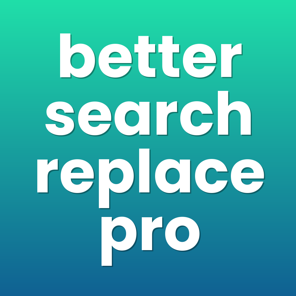 better search replace pro