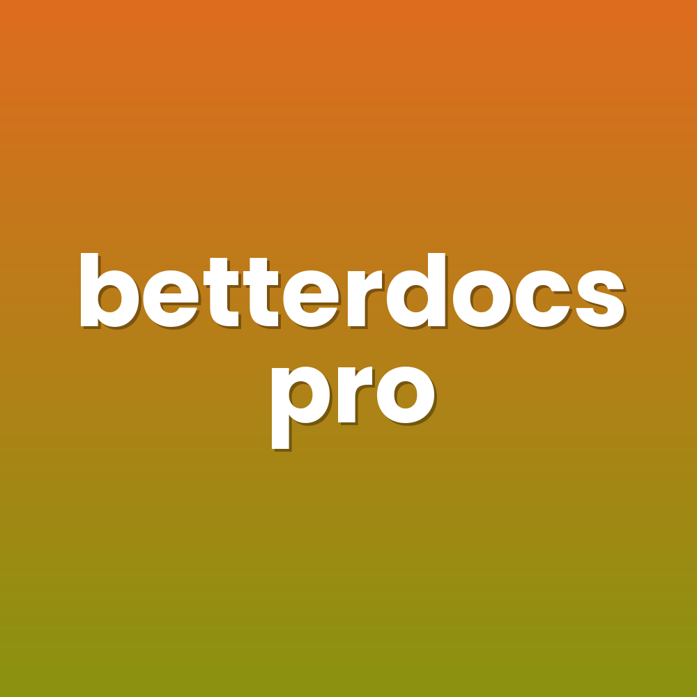 betterdocs pro