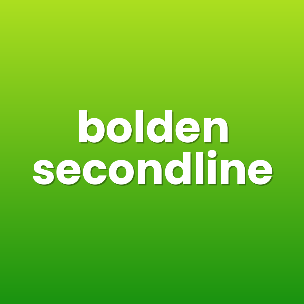 bolden secondline
