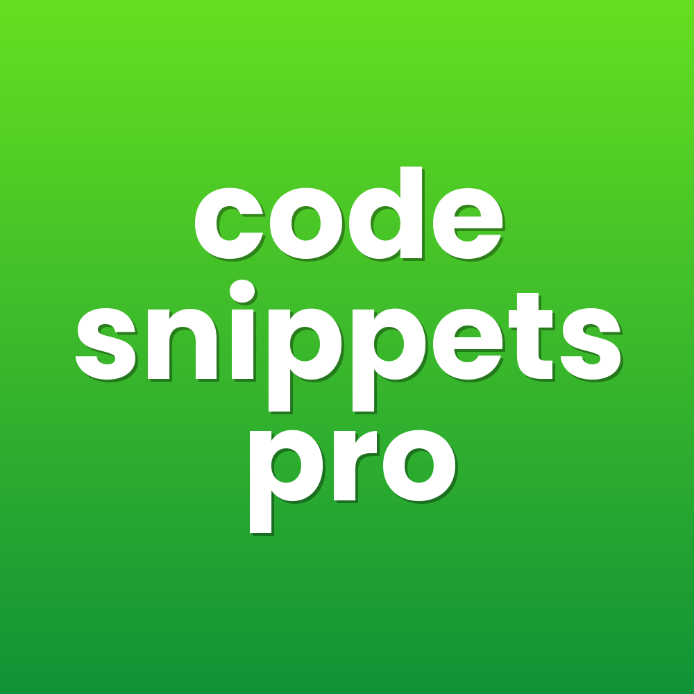 code snippets pro