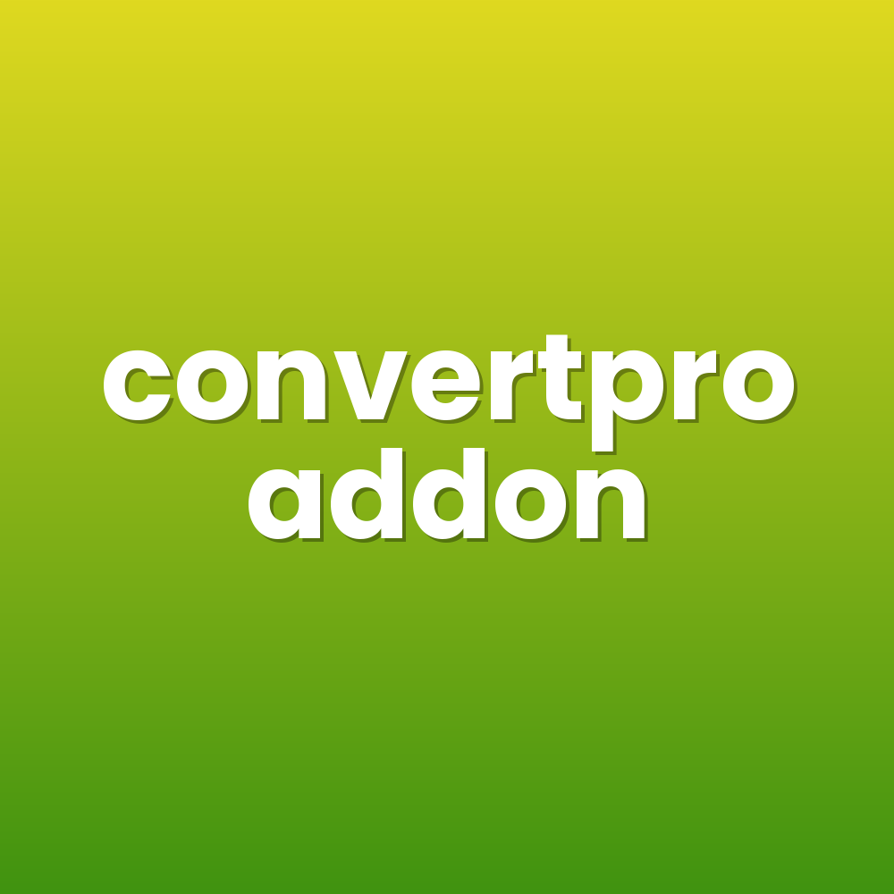 convertpro addon