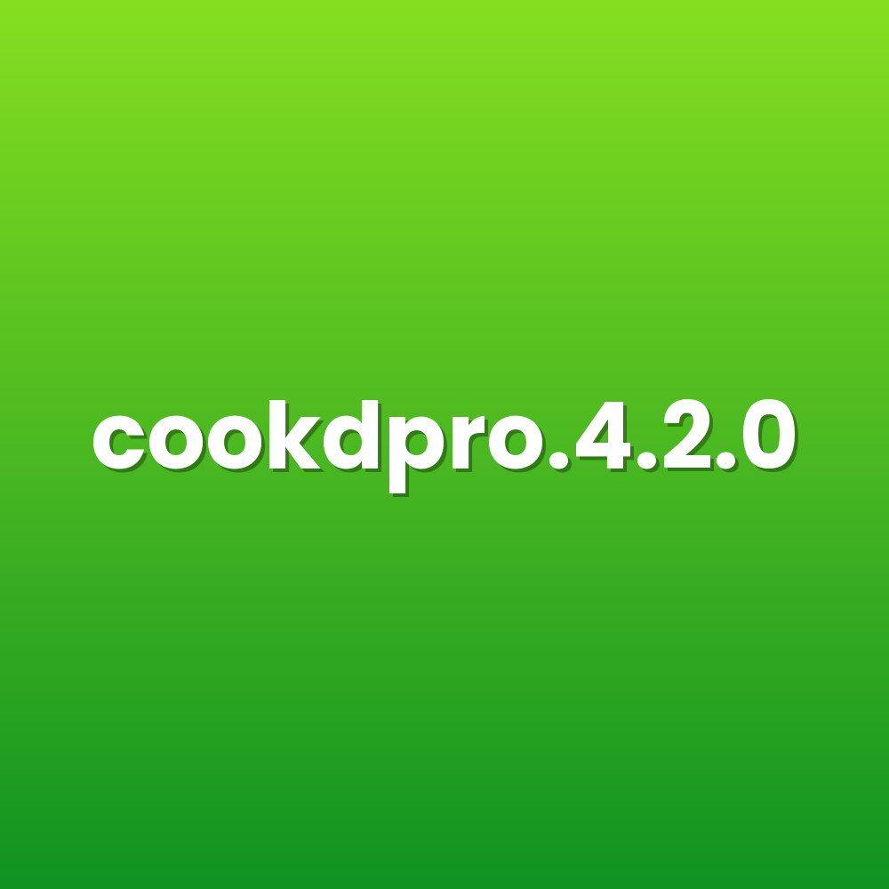 cookdpro.4.2.0