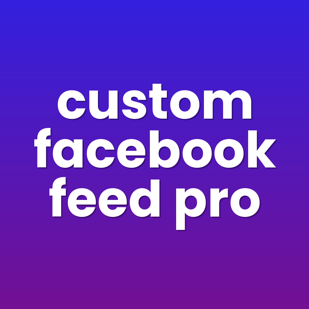 custom facebook feed pro