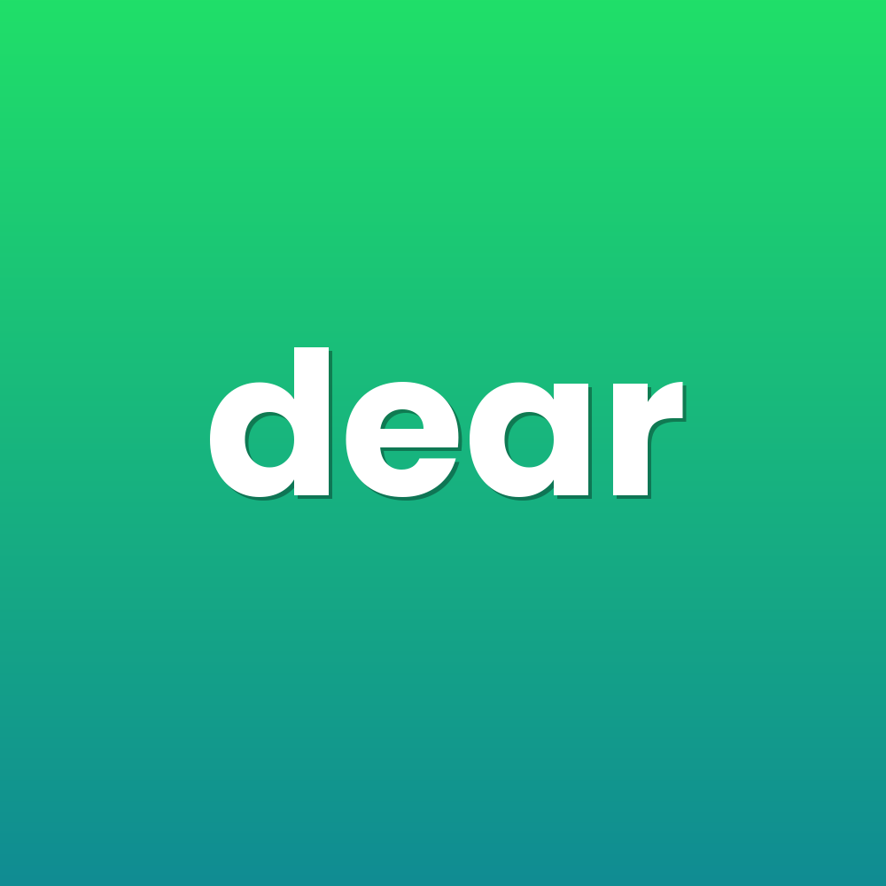 dear