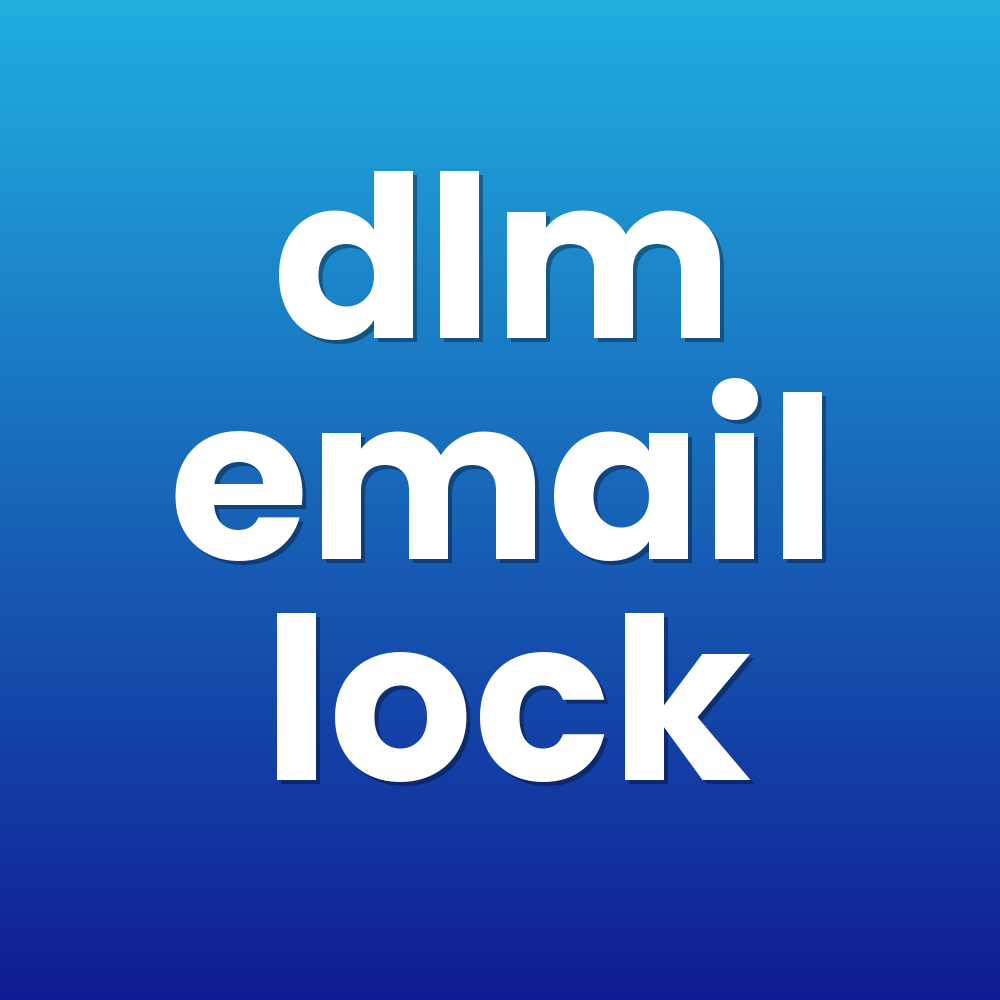 dlm email lock