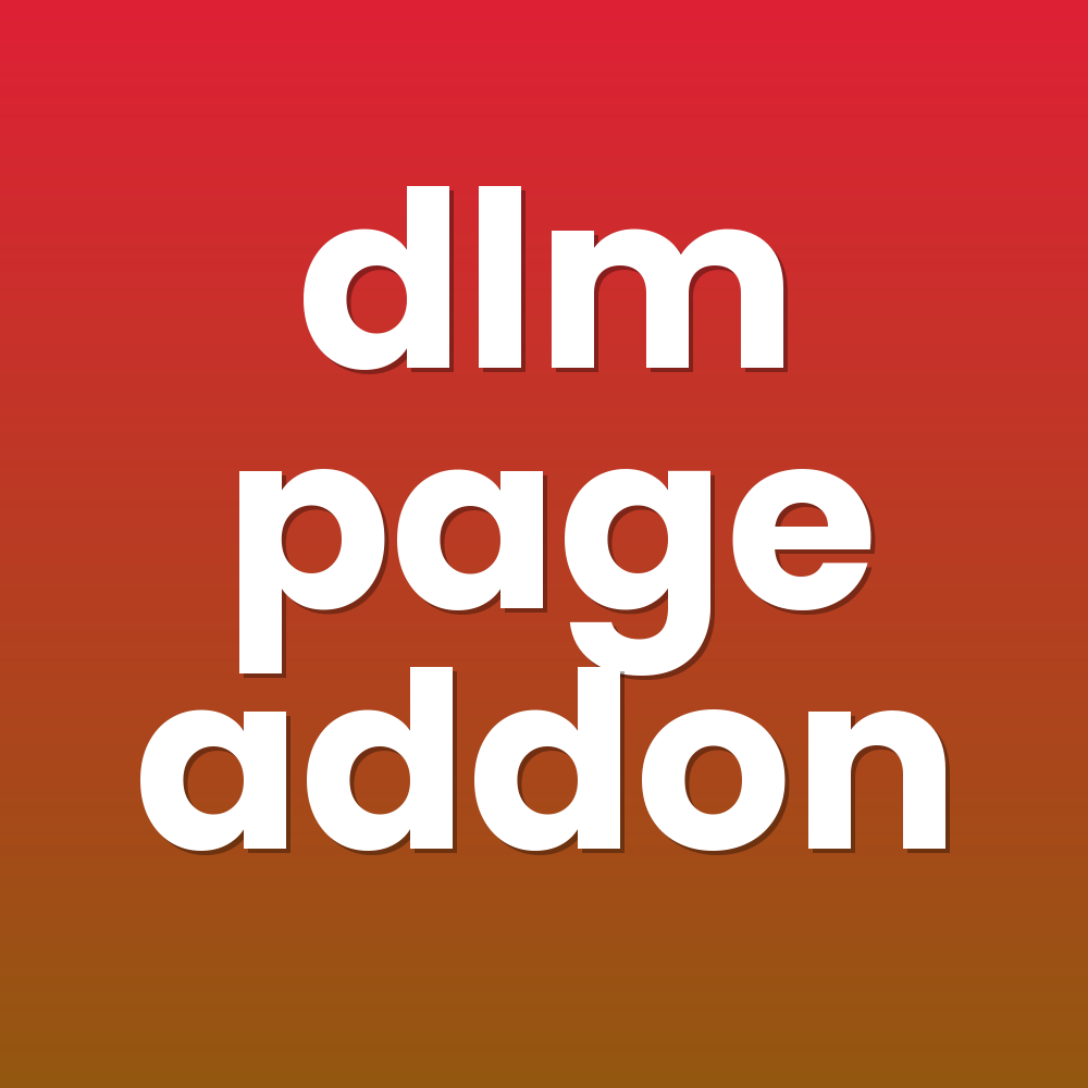 dlm page addon