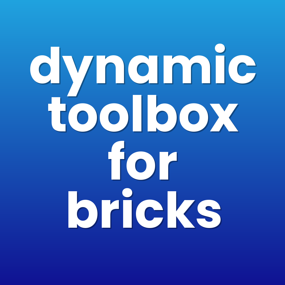 dynamic toolbox for bricks