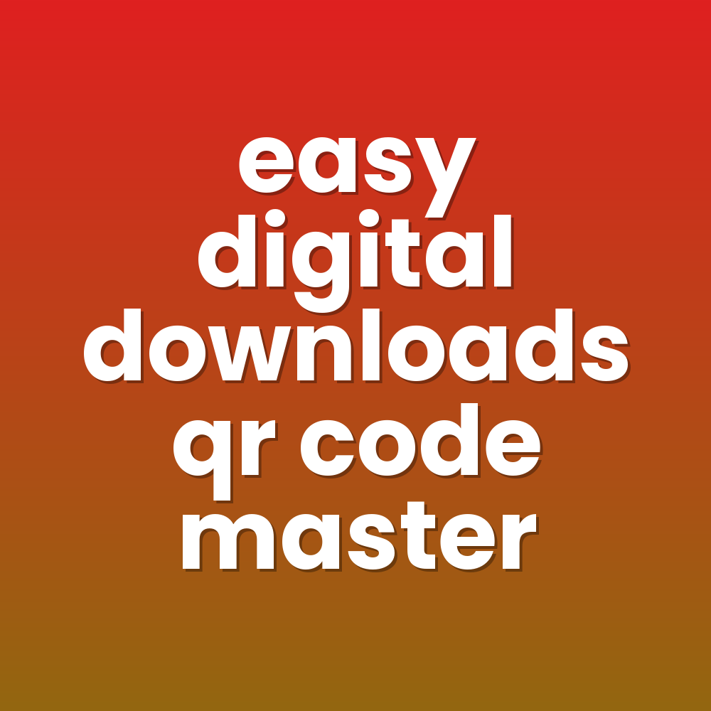 easy digital downloads qr code master