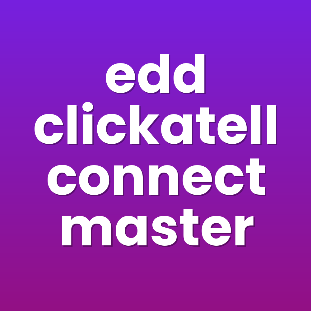 edd clickatell connect master