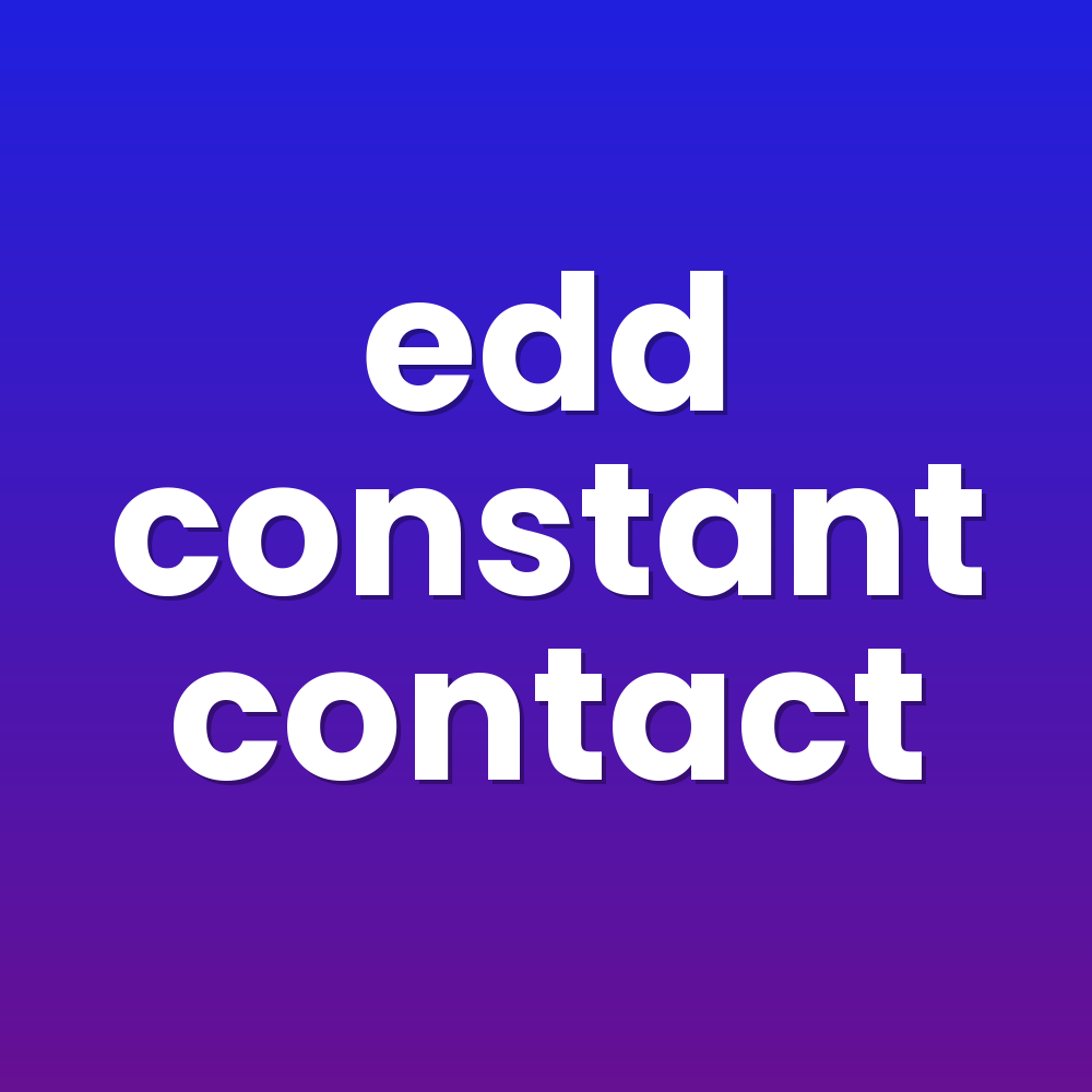 edd constant contact