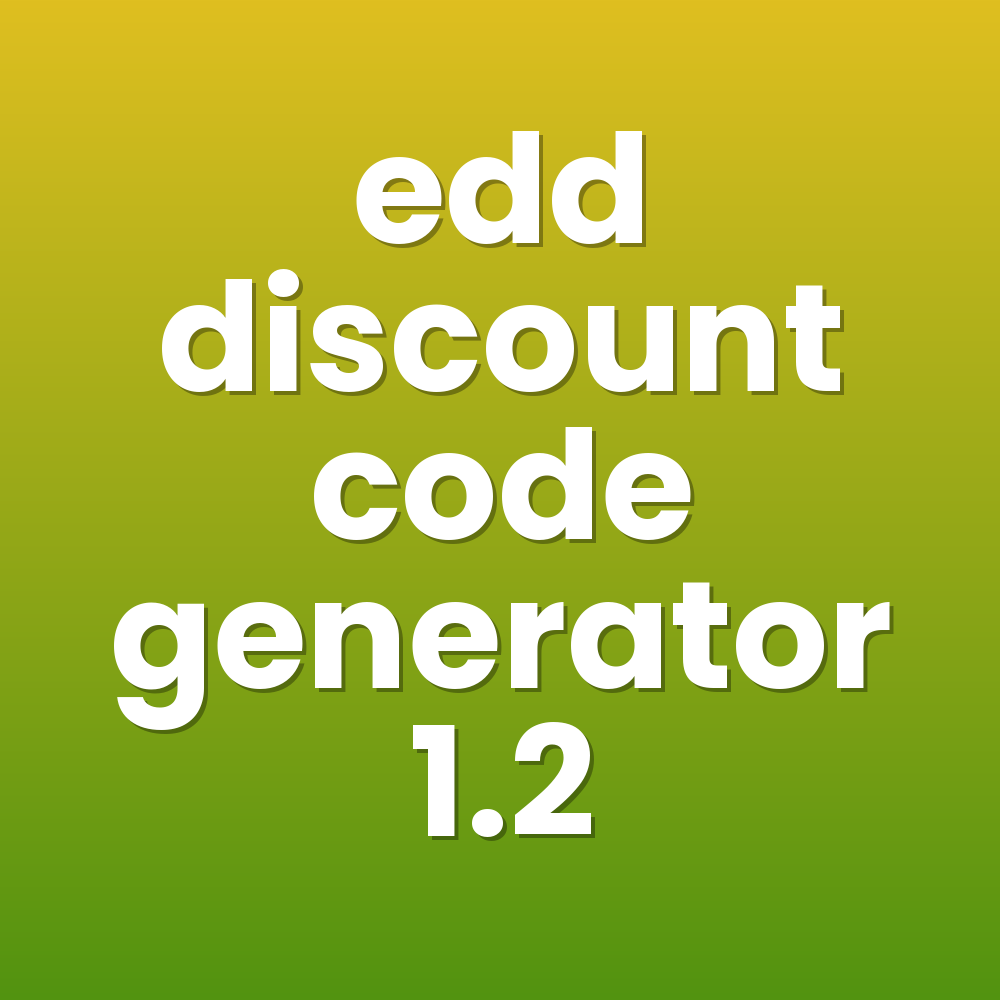 edd discount code generator 1.2
