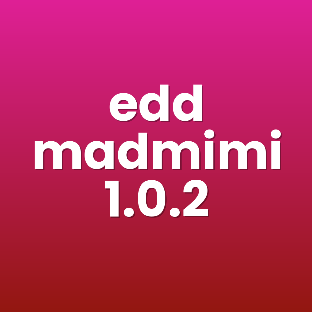 edd madmimi 1.0.2