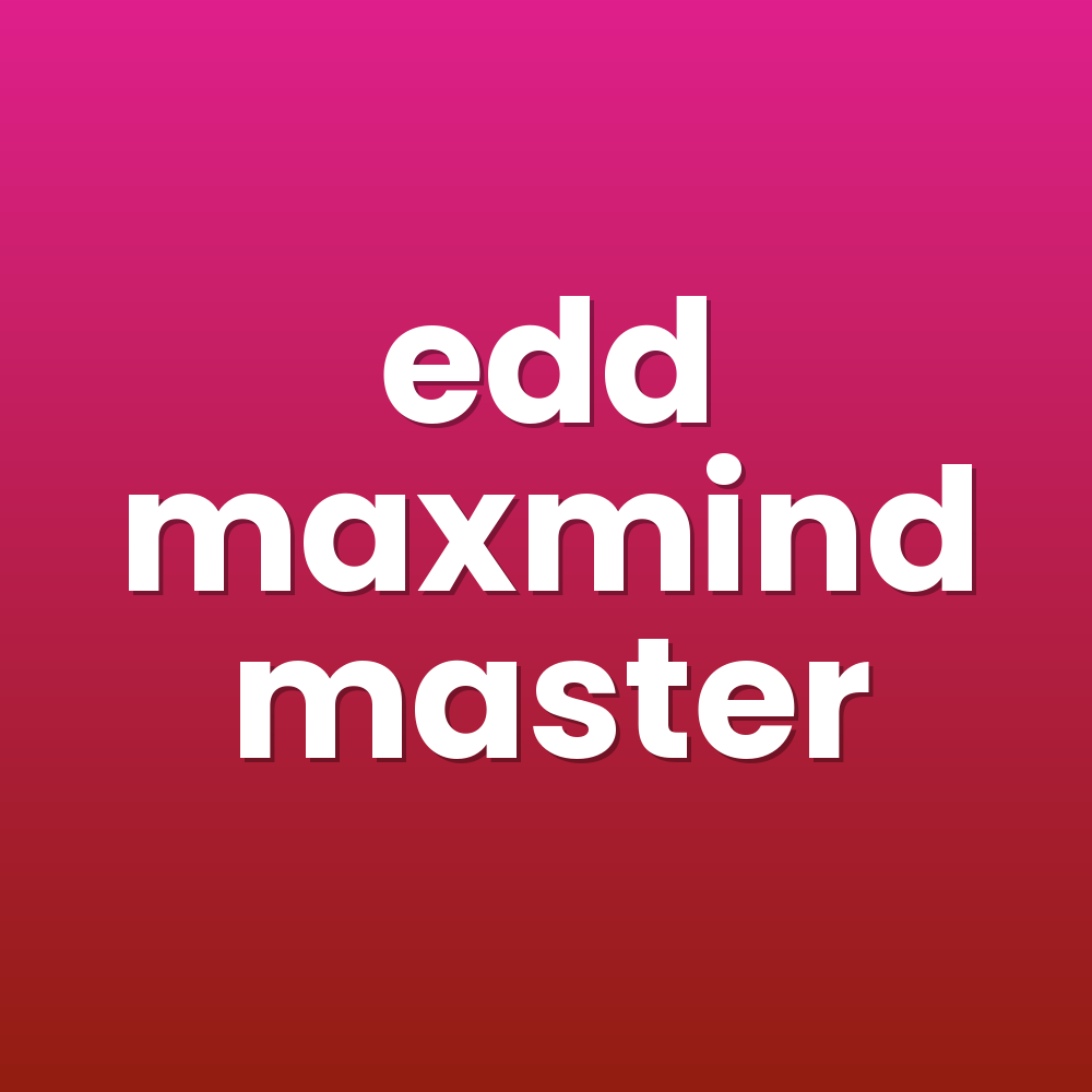 edd maxmind master