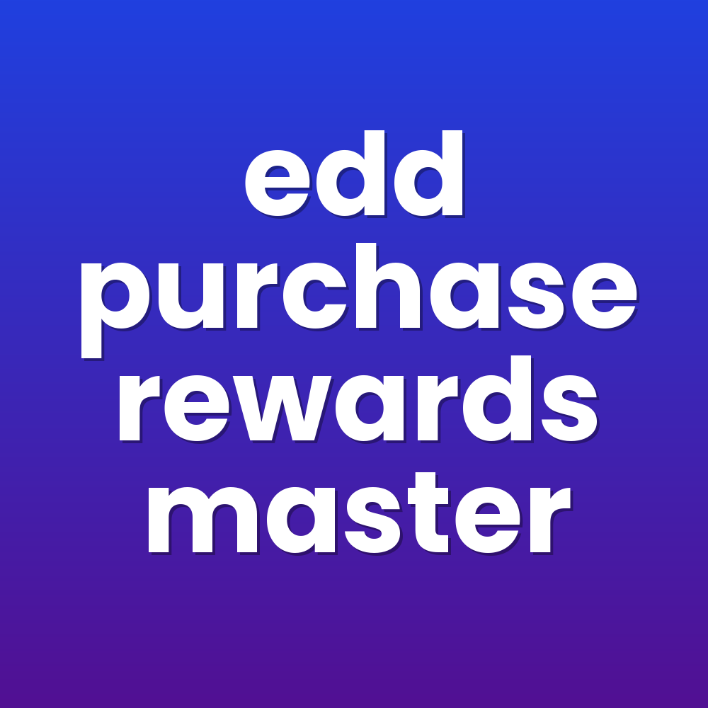 edd purchase rewards master