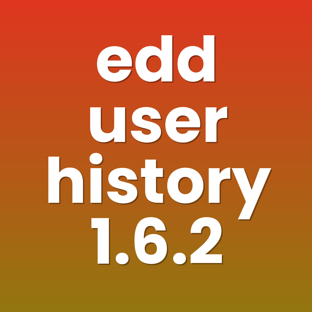 edd user history 1.6.2