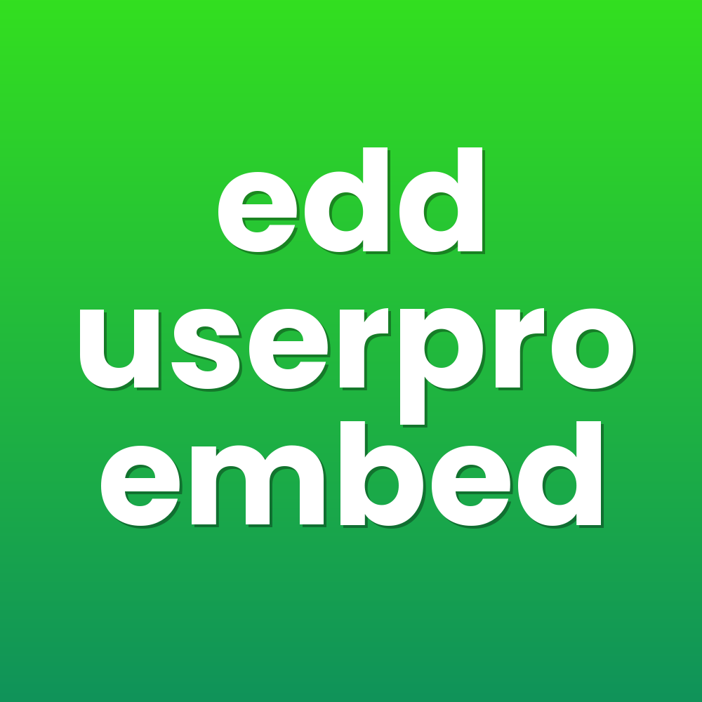 edd userpro embed