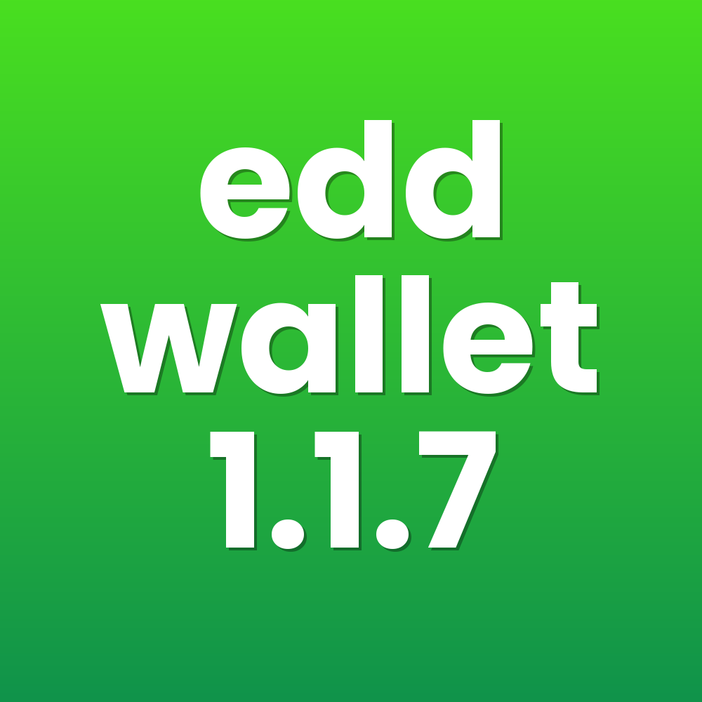 edd wallet 1.1.7