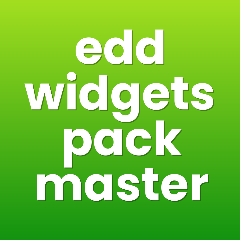 edd widgets pack master