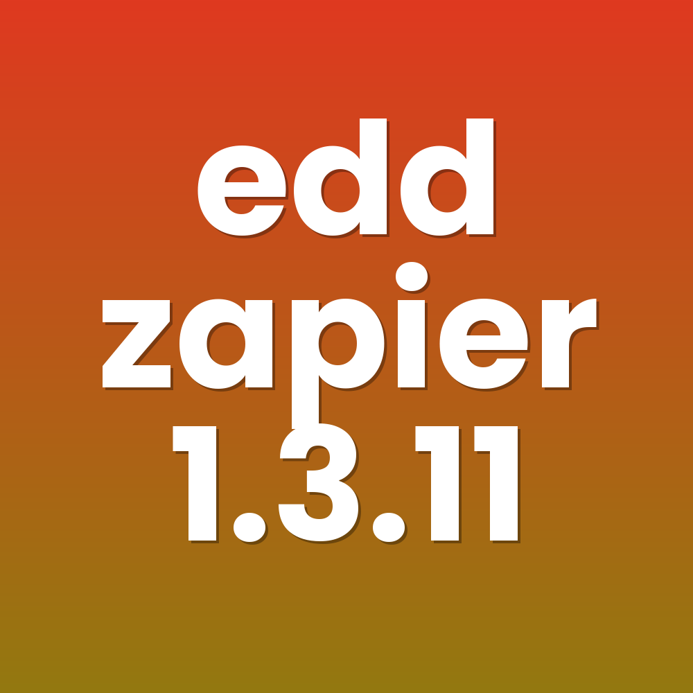 edd zapier 1.3.11