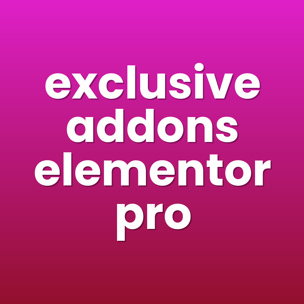 exclusive addons elementor pro