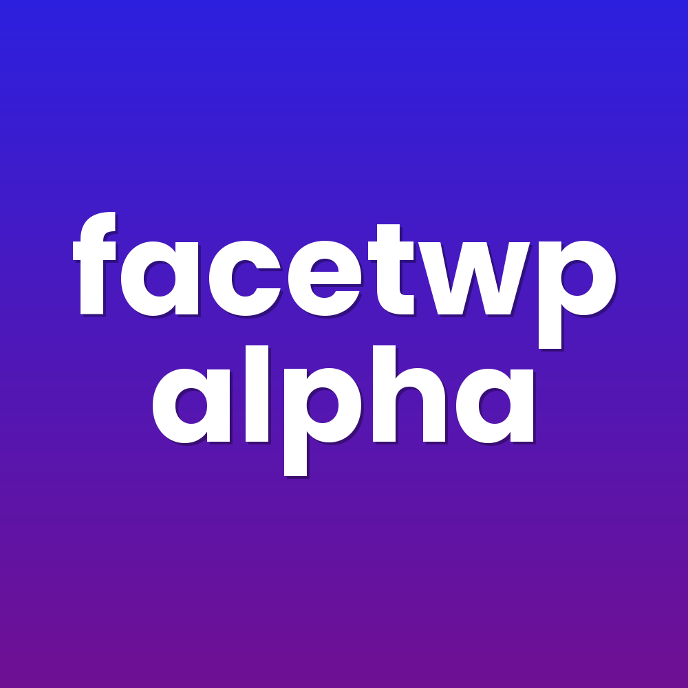 facetwp alpha