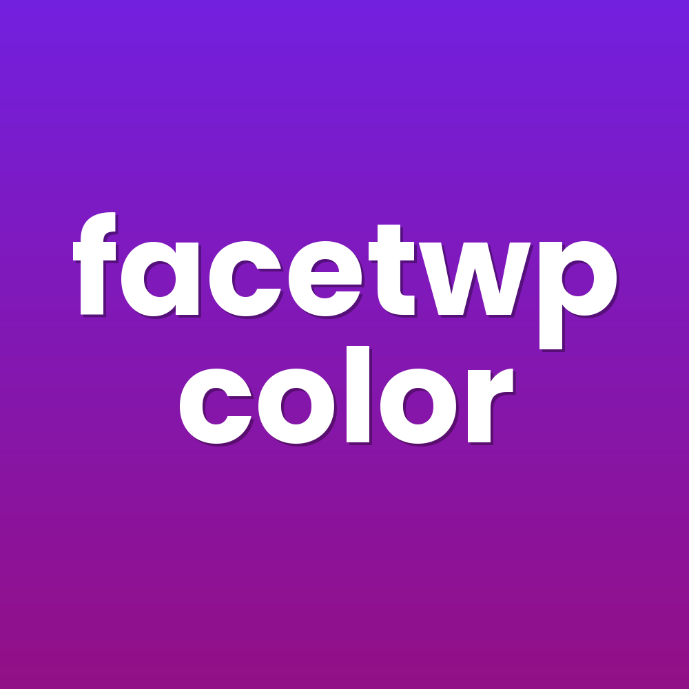 facetwp color