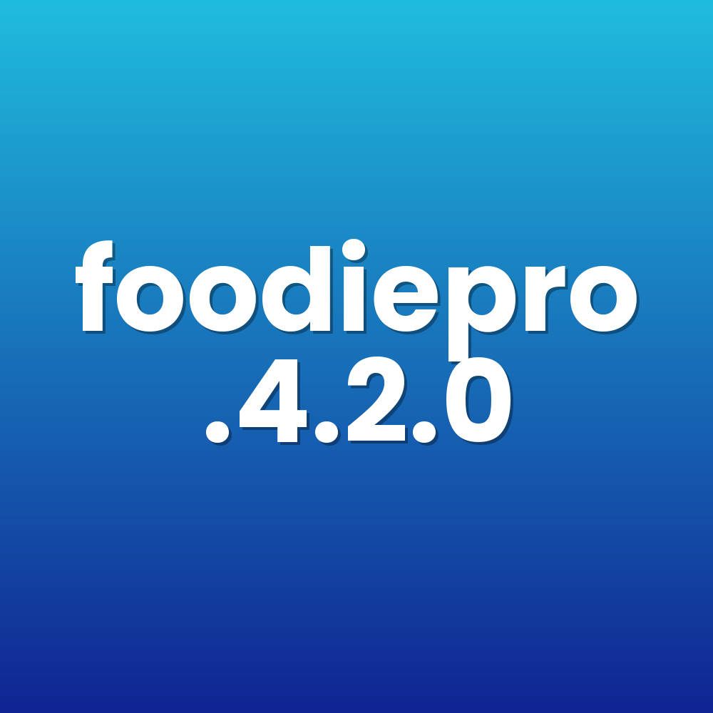 foodiepro.4.2.0