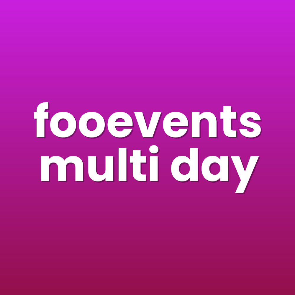 fooevents multi day