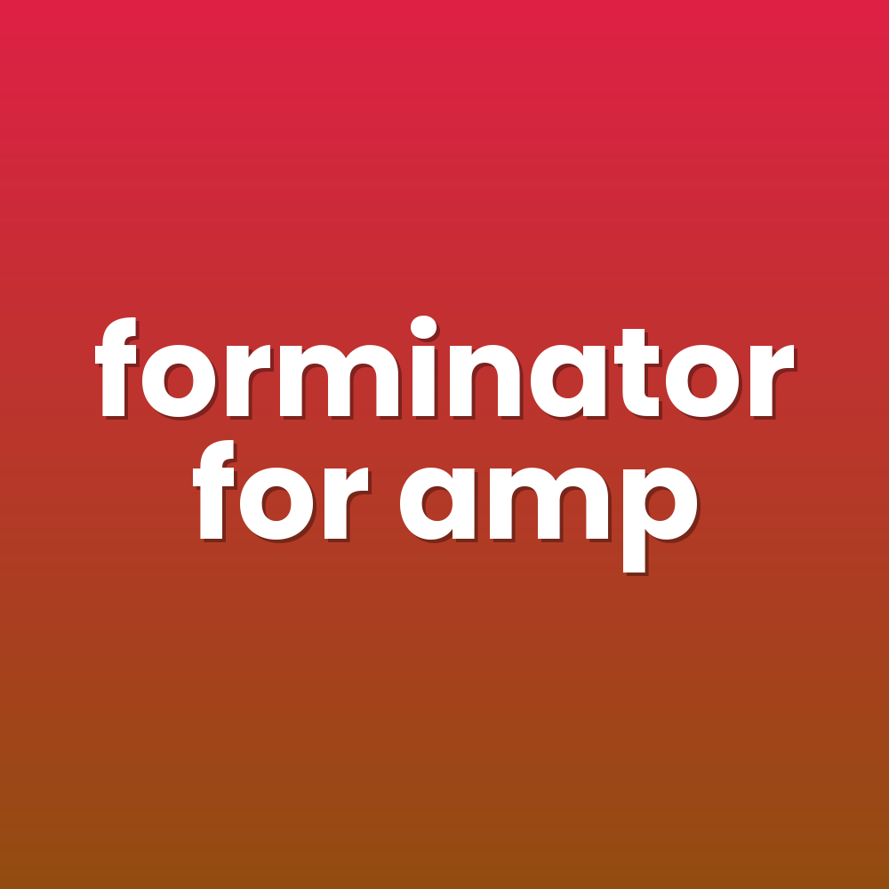 forminator for amp