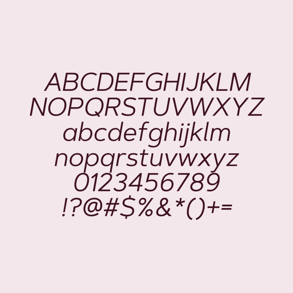ArtegraSans Italic