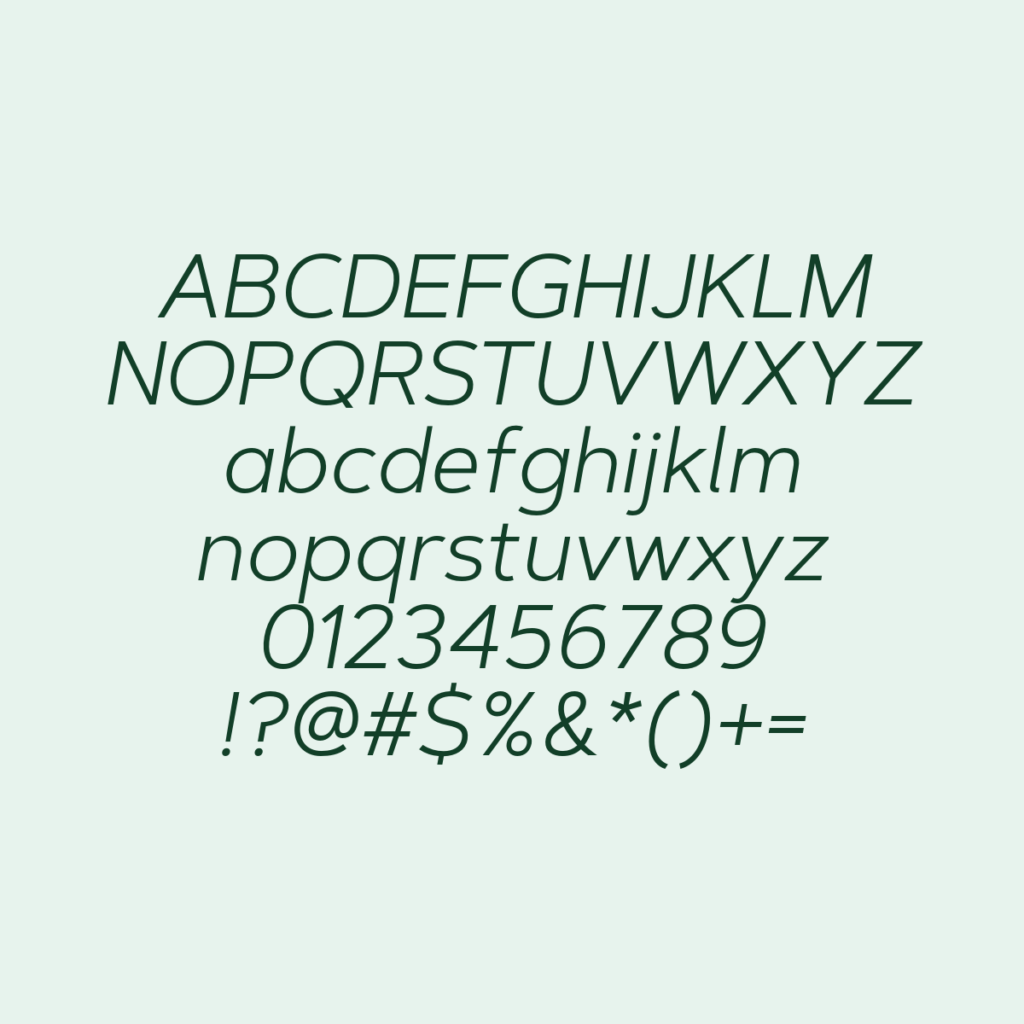 ArtegraSans LightItalic