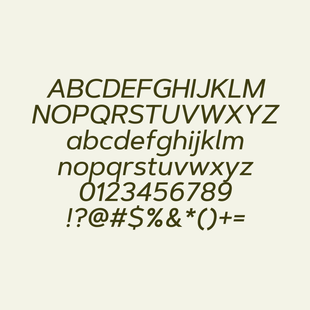 ArtegraSans MediumItalic