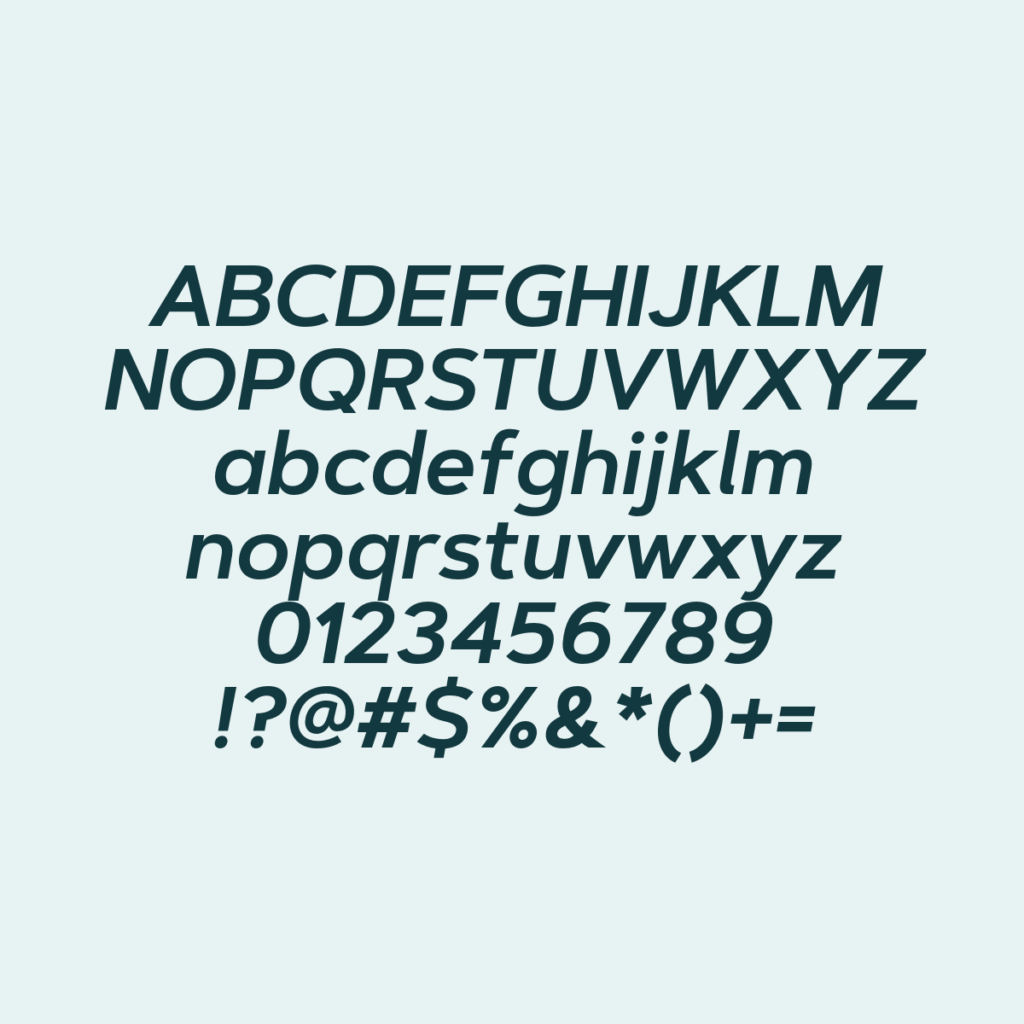 ArtegraSans SemiBoldItalic