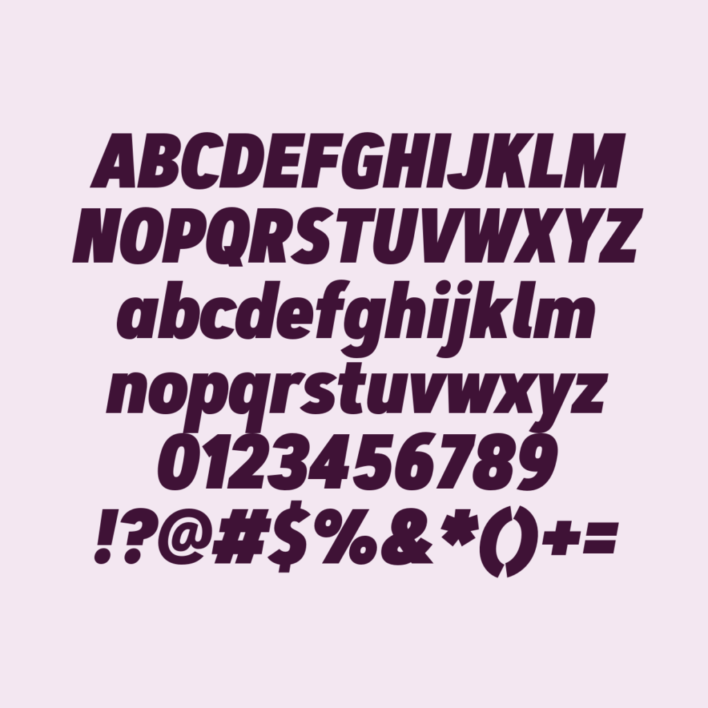 ArtegraSansCondensed BlackIta