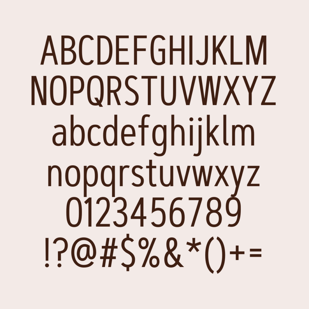ArtegraSansCondensed Regular