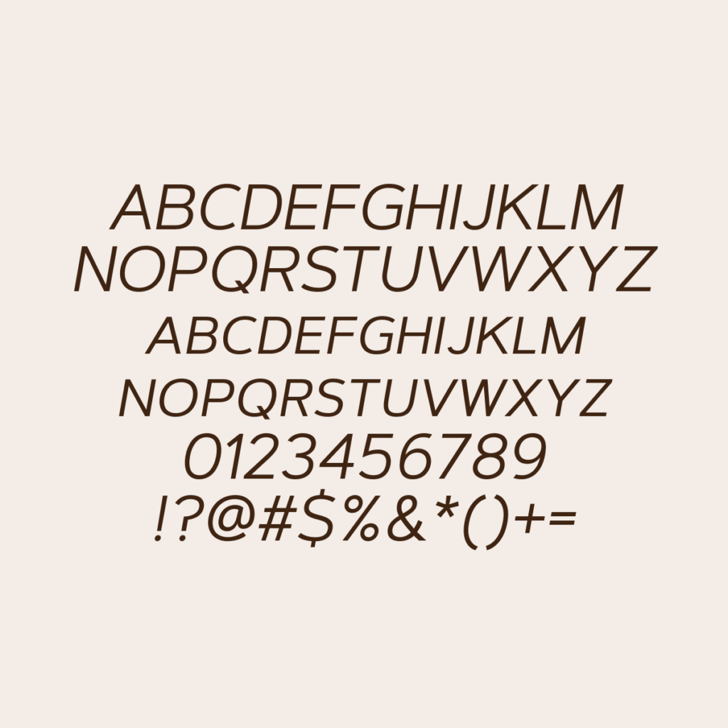 ArtegraSansSC Italic