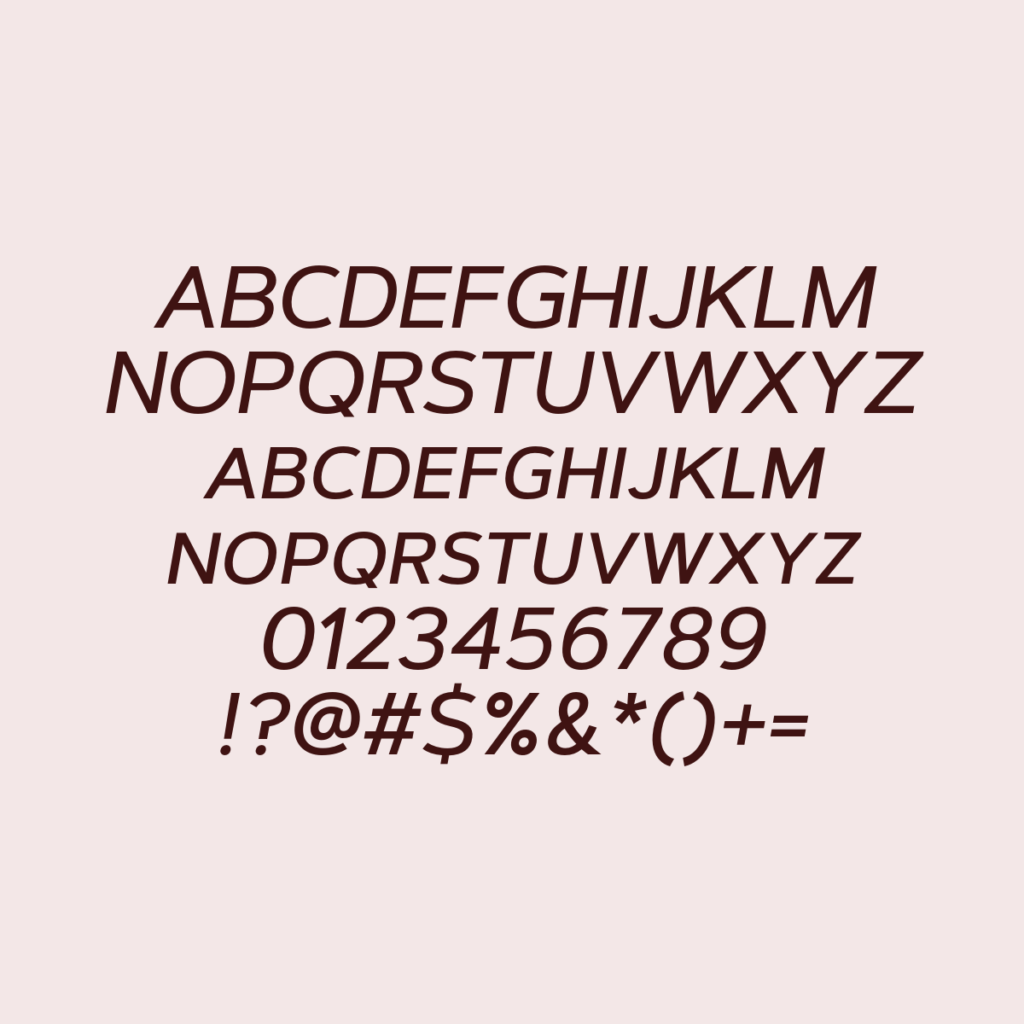 ArtegraSansSC MediumItalic