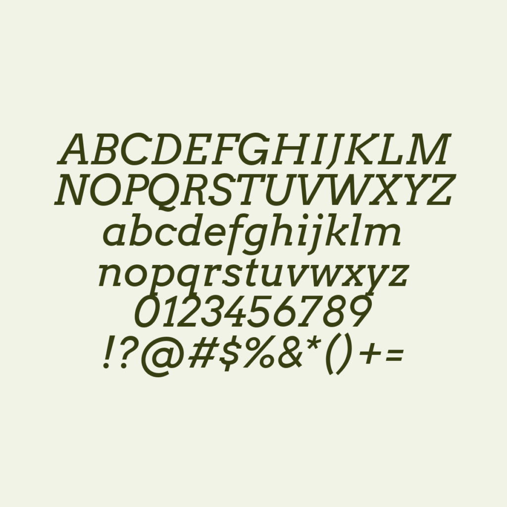 Arvo Italic