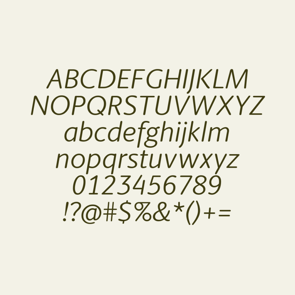BerlingskeSansRound Italic