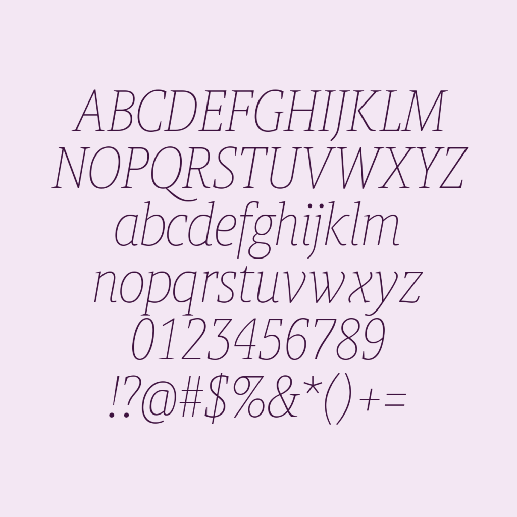 BerlingskeSlabCn TnItalic