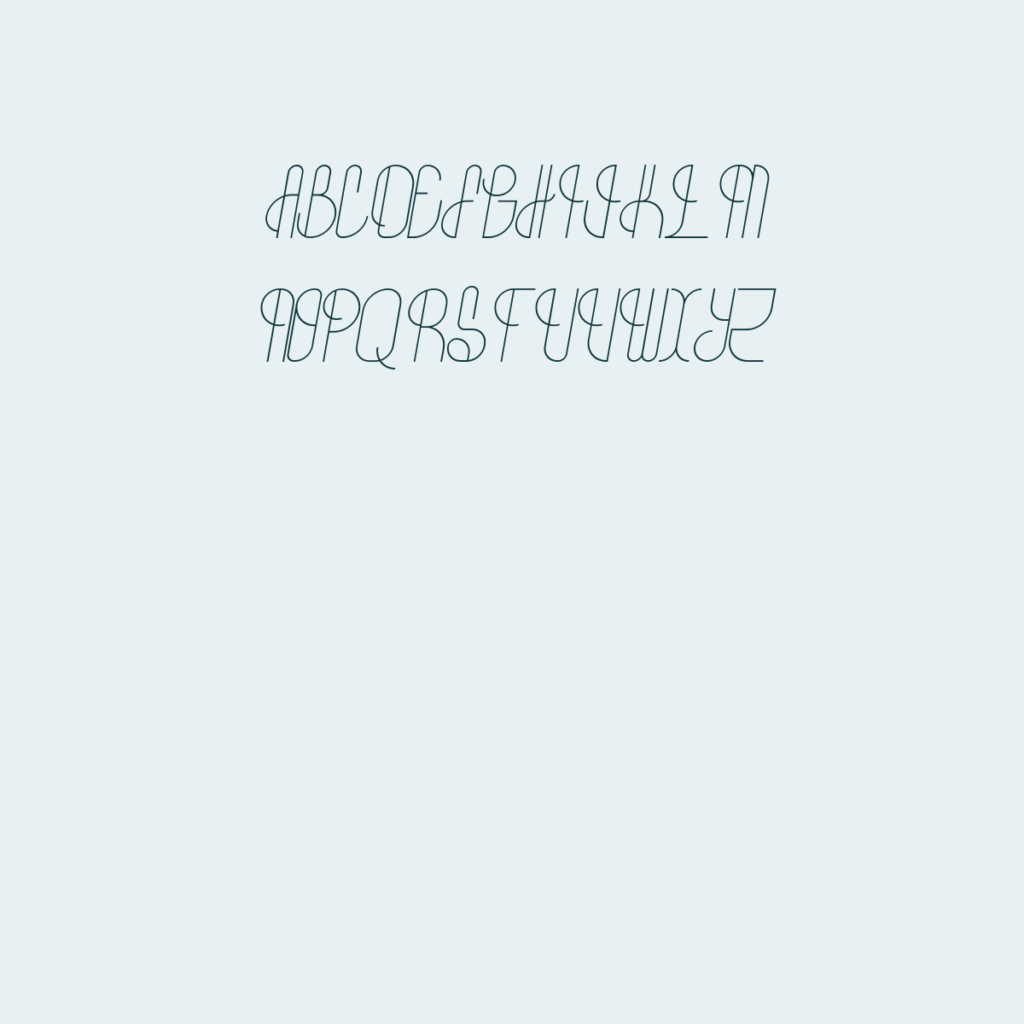 Bohema Light Italic Alternative